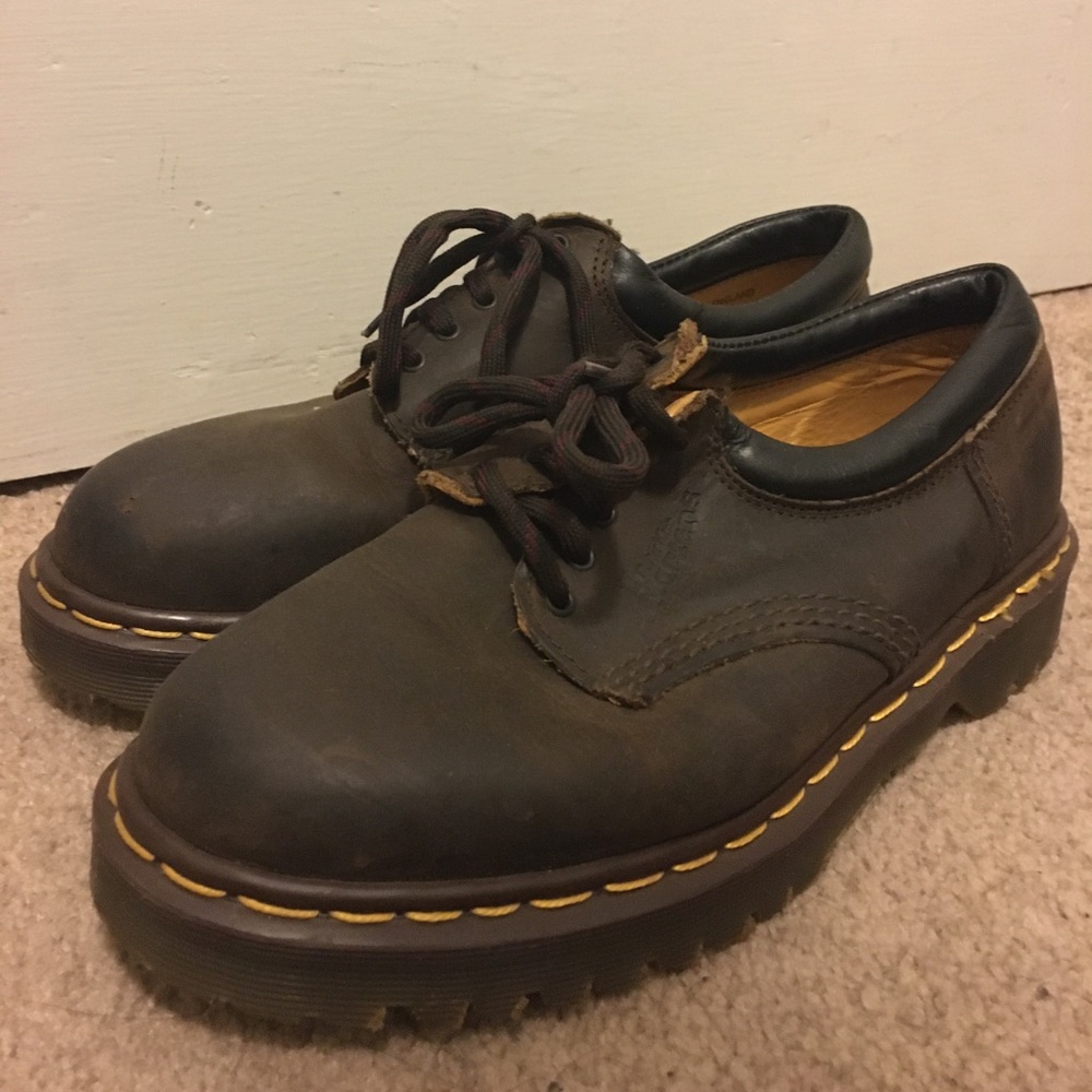 Vintage brown doc martens